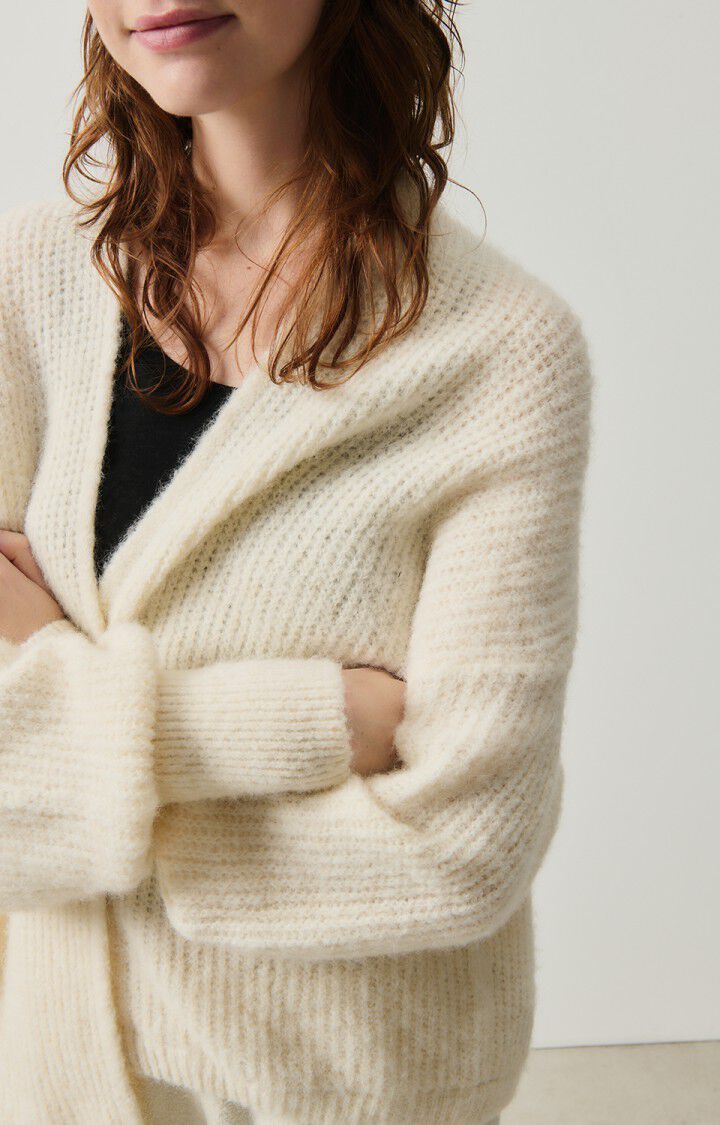 Cardigan East- Melange Pearl