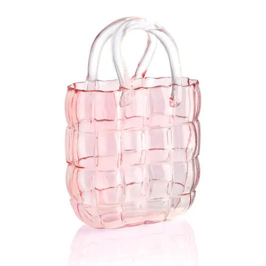 Runway Bag Vase - Pink