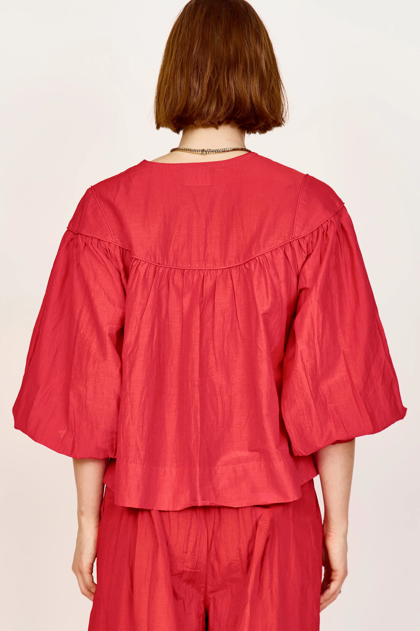 Oslo Blouse in Red