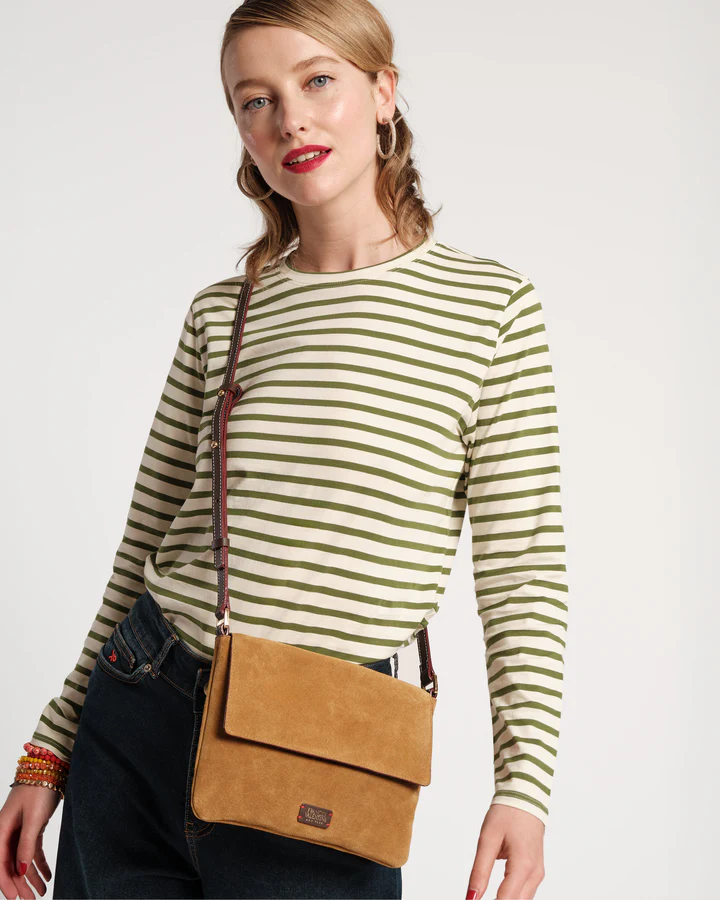 Maggie Crossbody Suede Leather