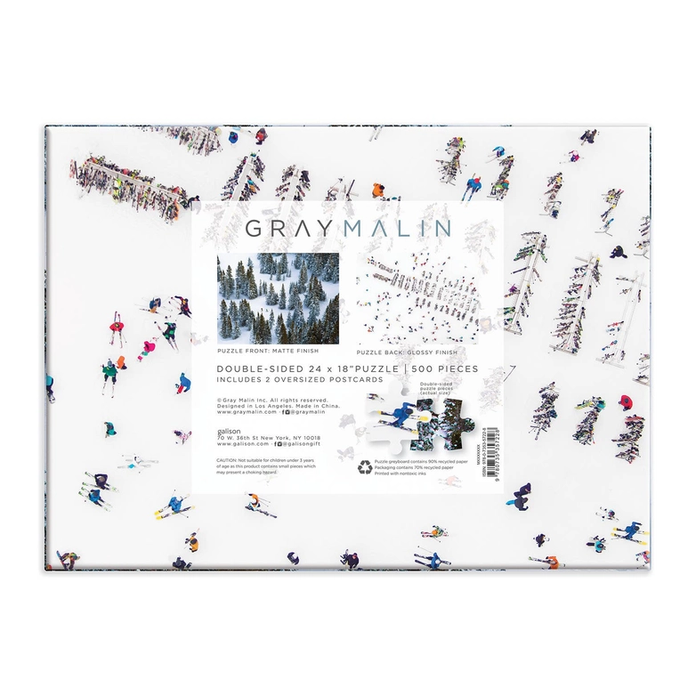 Gray Malin the Snow Double-Sized 500 Piece Puzzle