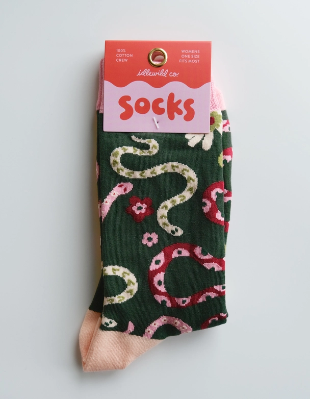 100% Cotton Women's Crew Socks