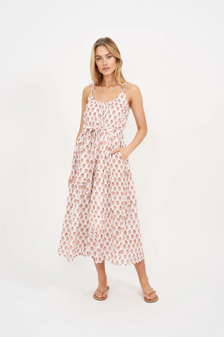 Siesta Dress - Shell Bordeux