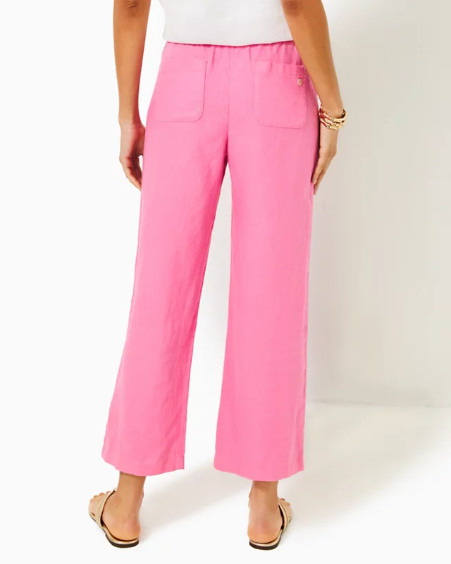 27" Brawley Linen Crop Pant