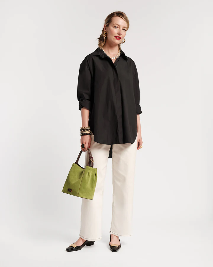 Perfect Oversized Button Down Shirt Cotton Poplin