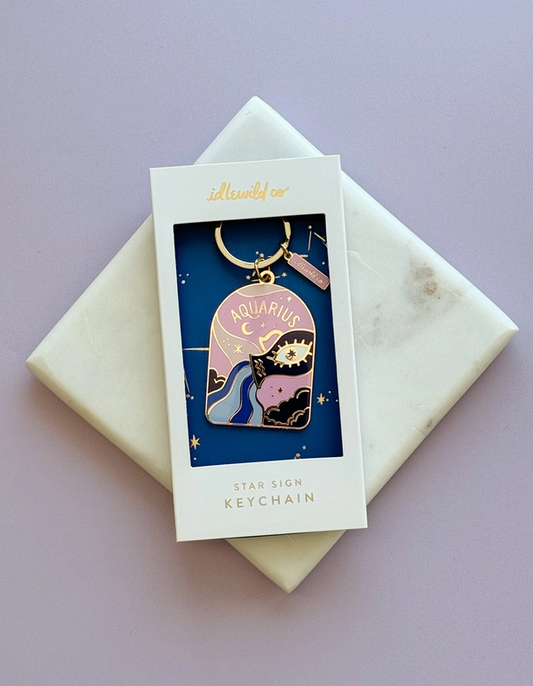 Zodiac Enamel Keychains